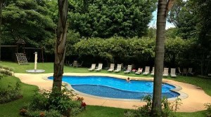 heated pool