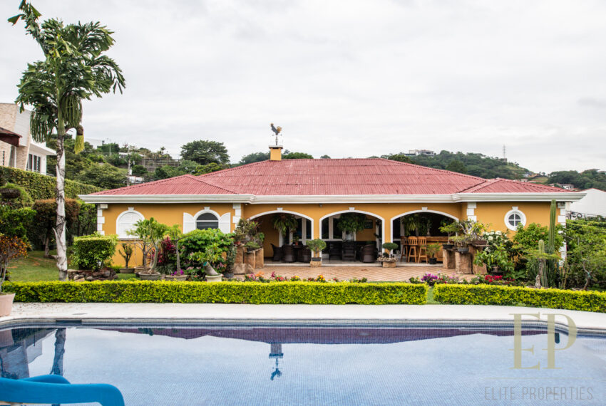 For sale one level beautiful, unique French style home Escazu