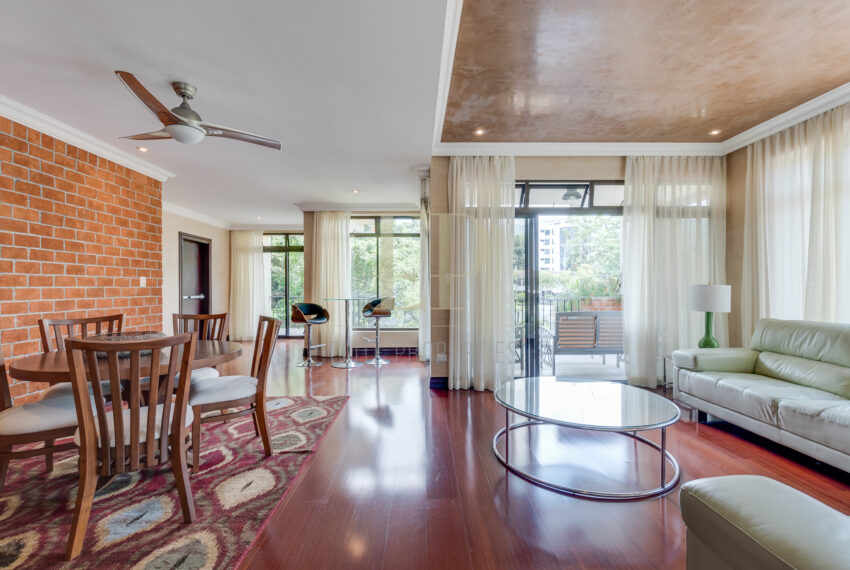 Furnished apartment for rent in Escazú, near Escazu Country Club
