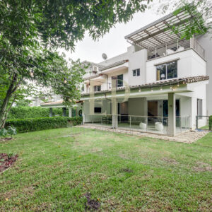 Corner, modern three story home in condominium Escazu Jaboncillos