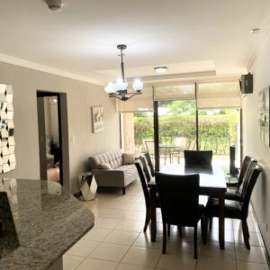 Furnished apartment with patio for rent in Avalon Country Club