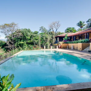 Spacious residence with a private pool and large yard